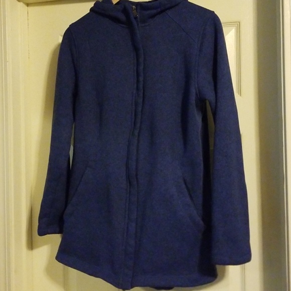 *SOLD* Lands' End Sweater Parka Sz M - Picture 3 of 8
